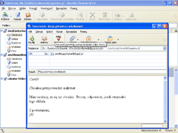 Tworzenie nowej wiadomości e-mail, krok 3