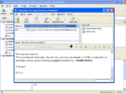 Tworzenie nowej wiadomości e-mail w HTML'u i z załącznikami, krok 4